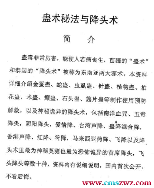 蛊术秘法与降头术.pdf 完整电子版 百度网盘资源免费下载！插图