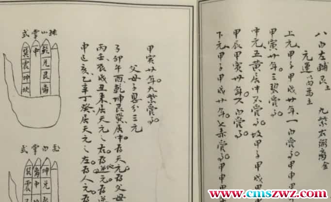 古籍藏本白鹤神仙 心传挨星法例全插图