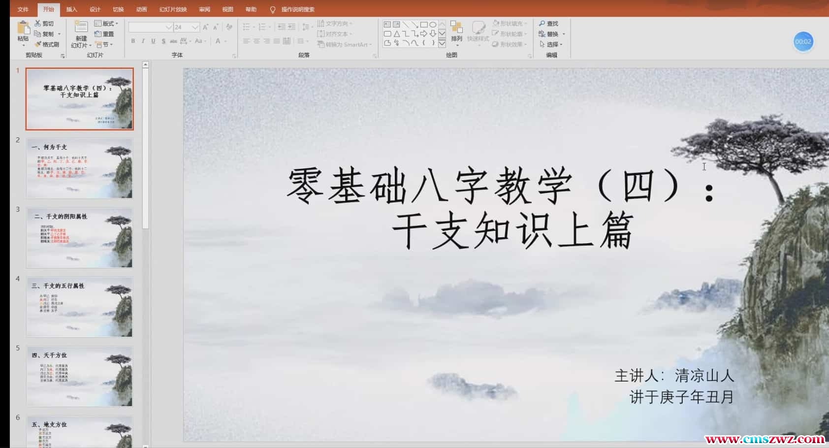 清凉山人–传统八字命理教学课程47视频合集插图