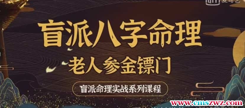 金镖门老人参盲派八字命理实战技法透解：有三大法则理法象法技法 30集插图