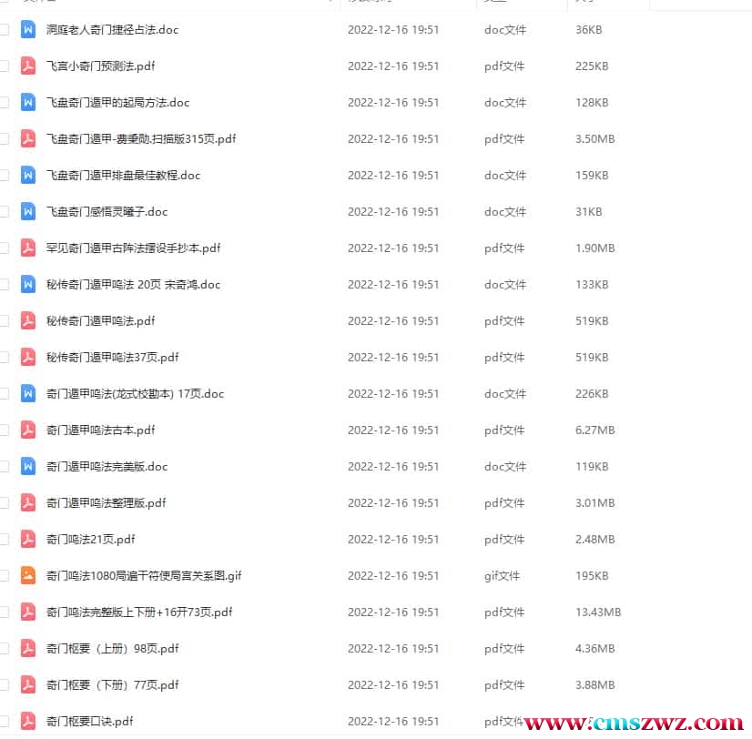 奇门鸣法资料全集插图1