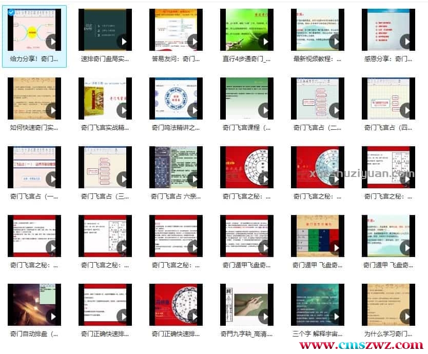 大易本无涯奇门课程视频30集百度网盘下载 大易本无涯奇门视频课程插图