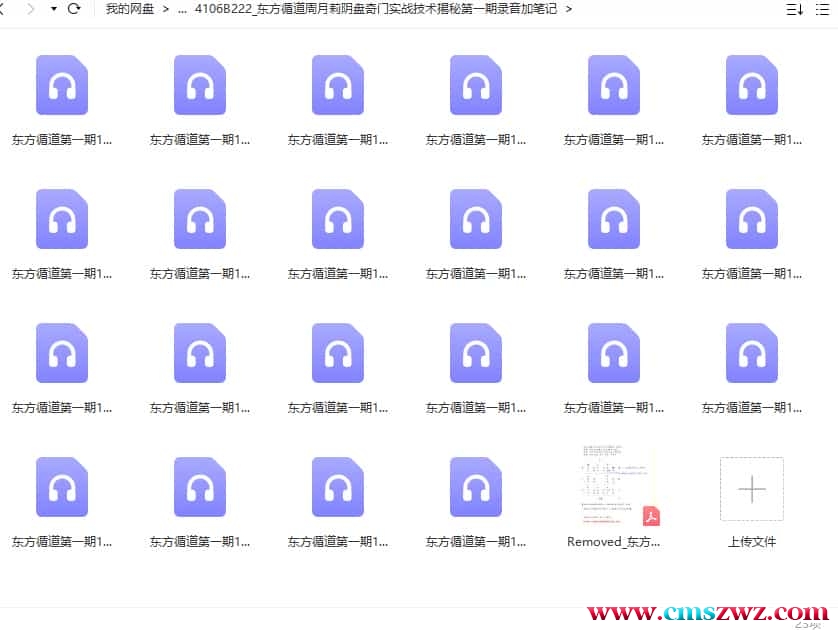 东方循道周月莉阴盘奇门实战技术揭秘第一期录音加笔记插图