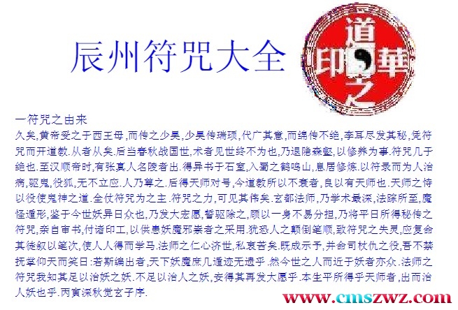 辰州符咒大全 道之华.pdf插图