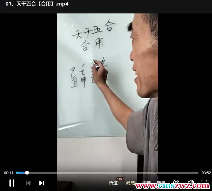 陈朝阳民间八字 课程51集视频，经典课程 陈朝阳最新讲解八字视频 据说属于盲派系列&nbsp;插图