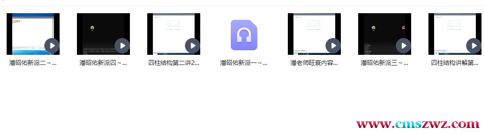 潘昭佑2020运用班旺衰四柱新派7集视频+录音插图