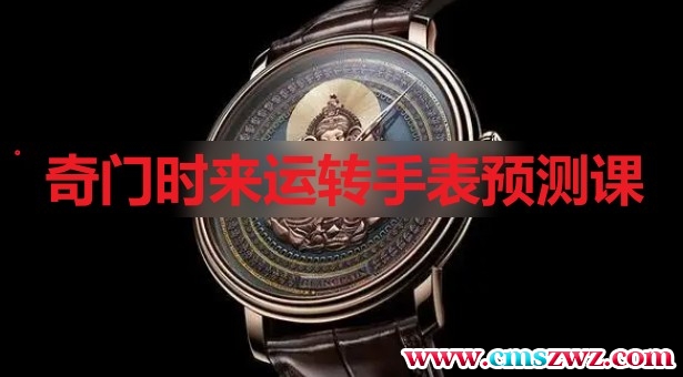 奇门时来运转手表预测课祖海老师1集视频课程插图