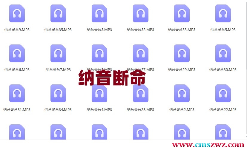 纳音断命录音音频36集插图