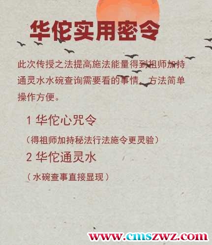 华佗玄图水 华佗实用密令法本+录音插图