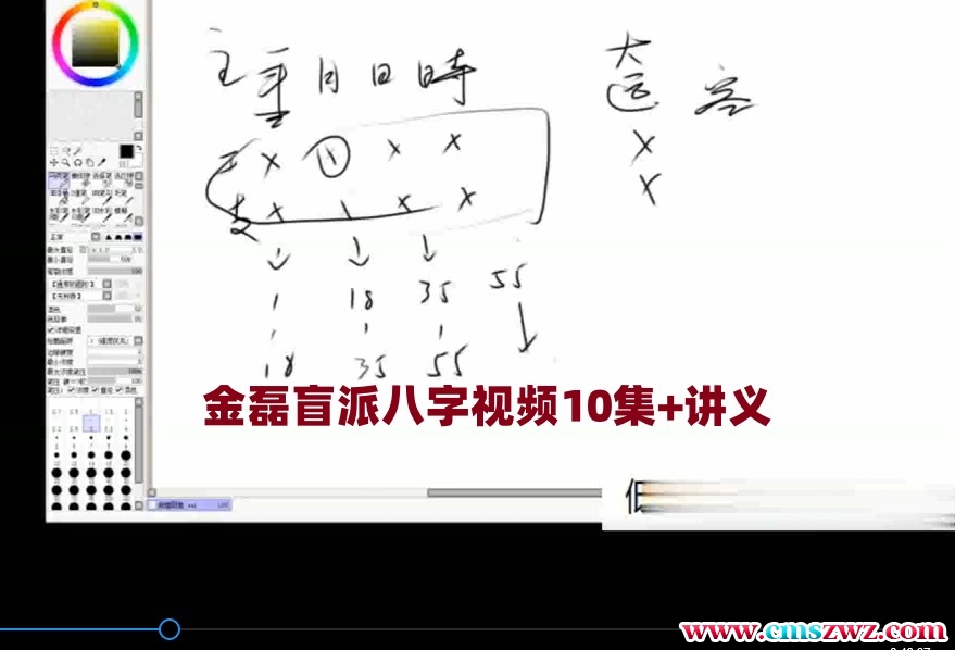 金磊盲派八字视频10集+讲义插图