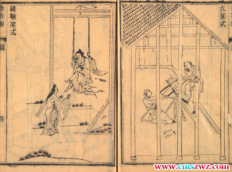 鲁班木经匠家镜.四卷.清咸丰+三卷.明.午荣编插图1