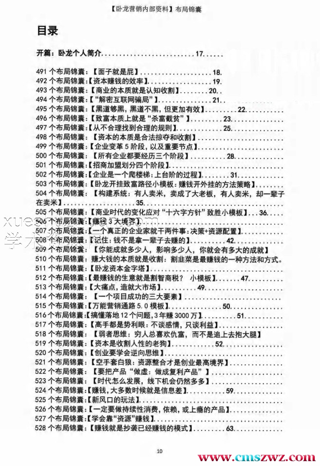 卧龙系列  布局锦囊5本PDF插图1