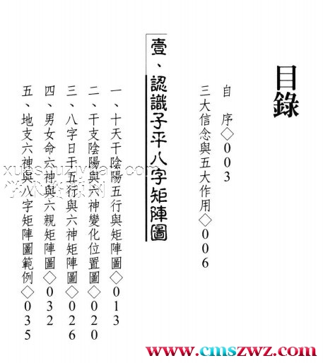 曾富雄编著《子平八字矩阵图说》410页插图1