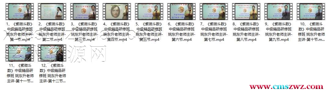 92期-姚东升老师主讲《紫微斗数》 中级-12集插图