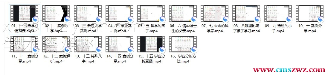 四柱八字系列 分析学业专业课程《清风新派八字》 16集插图