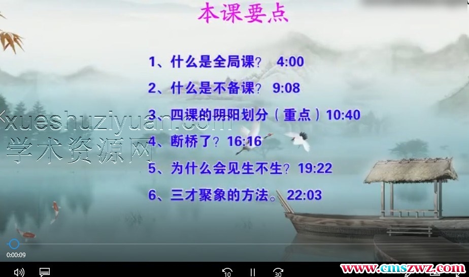 三九易学 大六壬案例28集视频插图