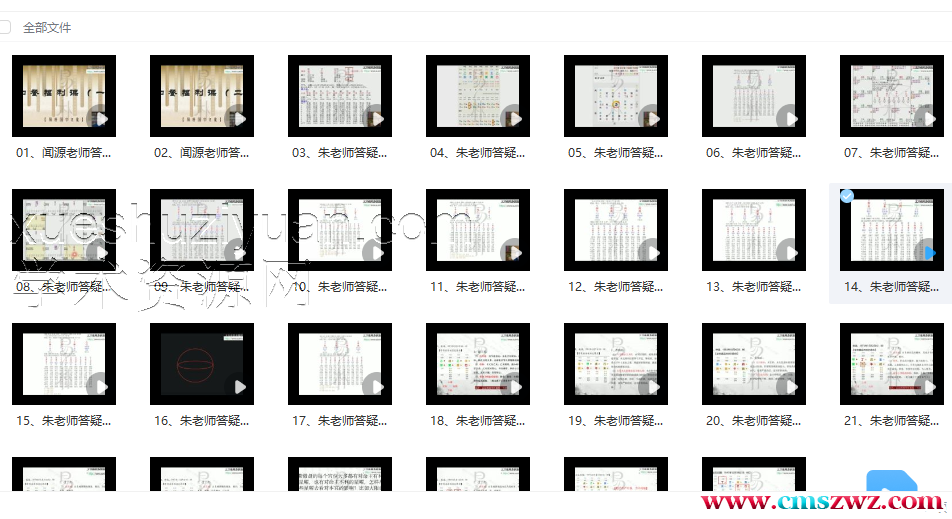 朱昱、闻源《四柱八字答疑课程》37集插图 朱昱、闻源《四柱八字答疑课程》37集插图