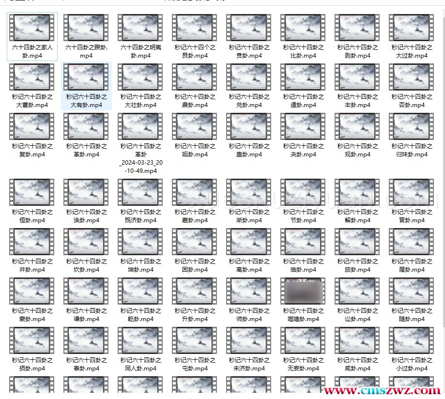 宏观易理之《秒记64卦》65集视频插图