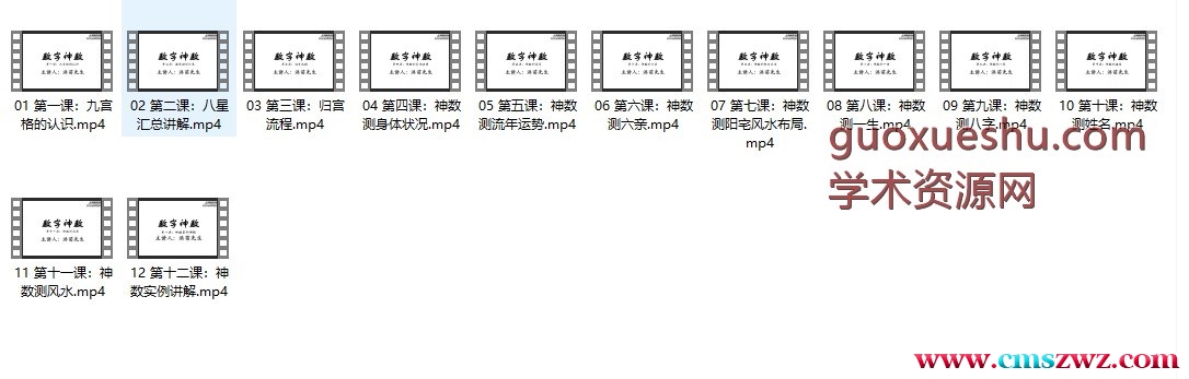洪苗先生 数字神数12集视频插图