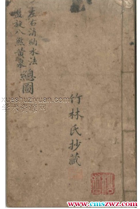 风水地理古籍 《左右消纳水法盘旋八煞黄泉总图》竹林氏抄藏(1)插图 风水地理古籍 《左右消纳水法盘旋八煞黄泉总图》竹林氏抄藏(1)插图