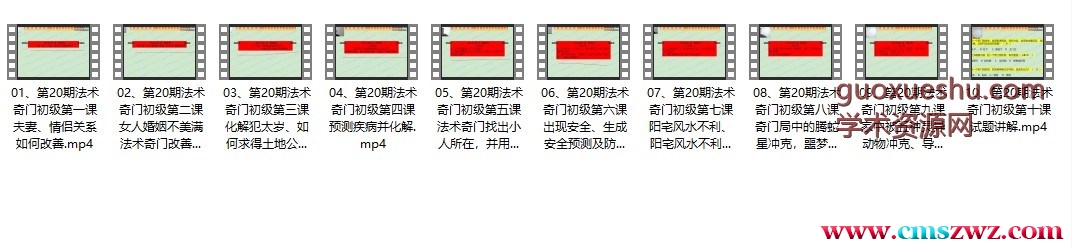 许光明《20期法术奇门初级》10集【原版】插图