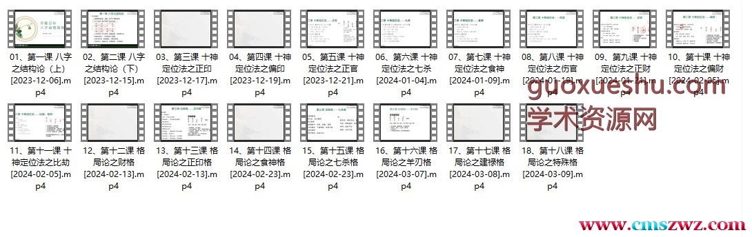郅朔《高级八字格局》18集插图
