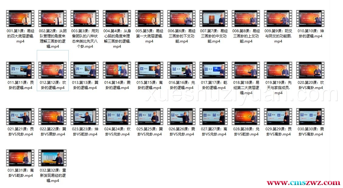 张海洋 重新发现易经的逻辑32集视频插图