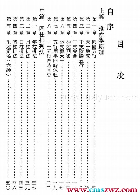 铁笔子著《四柱推命学》226页插图1 铁笔子著《四柱推命学》226页插图1