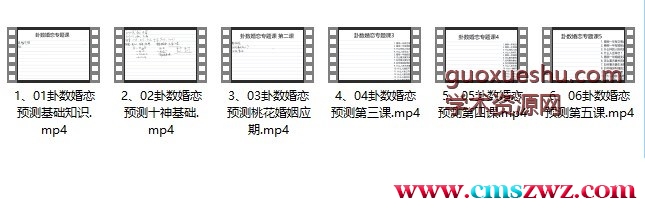 无镜妙道卦数预测婚姻感情专题6集插图 无镜妙道卦数预测婚姻感情专题6集插图