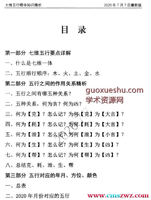 李元七维改运技术7月最新版4本全套0001插图