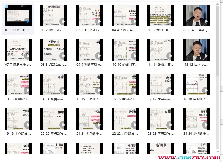 观澜奇门遁甲运筹《奇门遁甲法奇门布局》视频49集插图