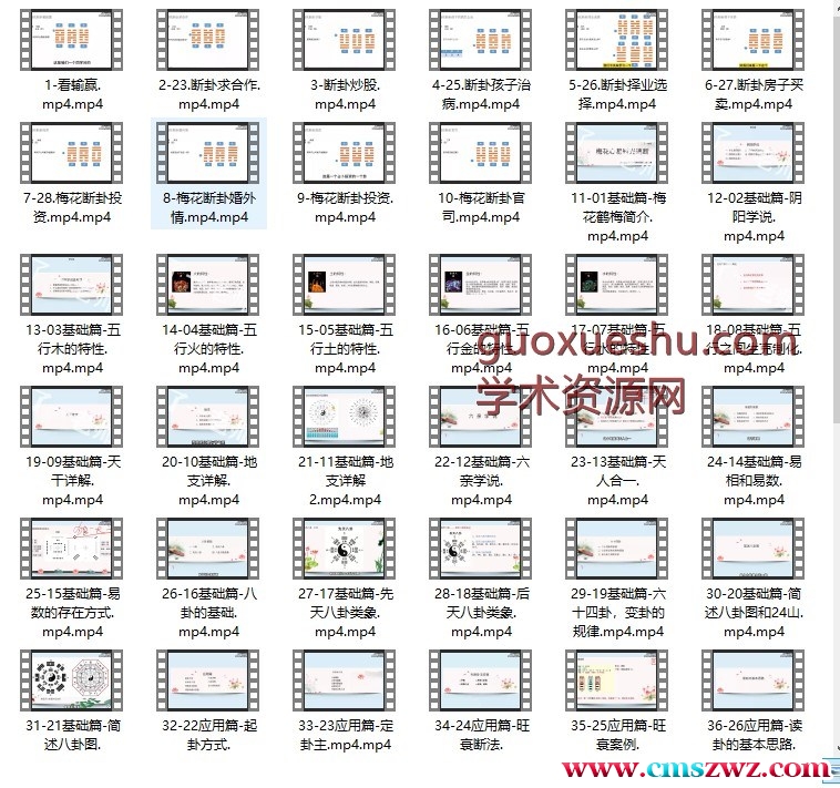文曾梅花易数时光速断60视频插图