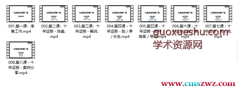 九宫姓名学 -流年运势篇插图