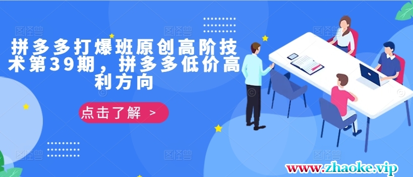 拼多多打爆班原创高阶技术第39期,拼多多低价高利方向