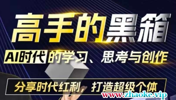 高手的黑箱：AI时代学习、思考与创作-分红时代红利，打造超级个体