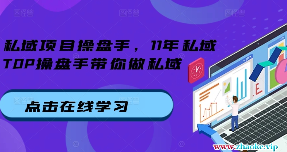 私域项目操盘手，11年私域TOP操盘手带你做私域