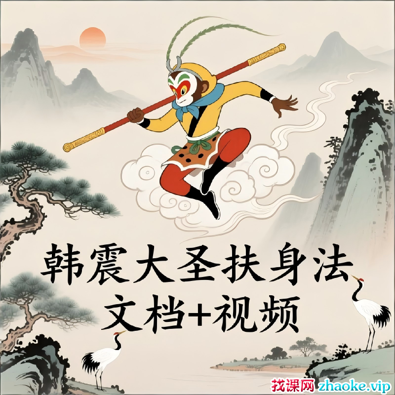 韩震大圣扶身法 文档+视频