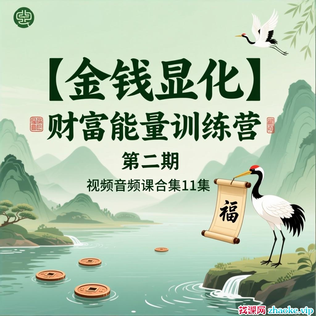 【金钱显化】财富能量训练营&nbsp;第二期视频音频课合集11集