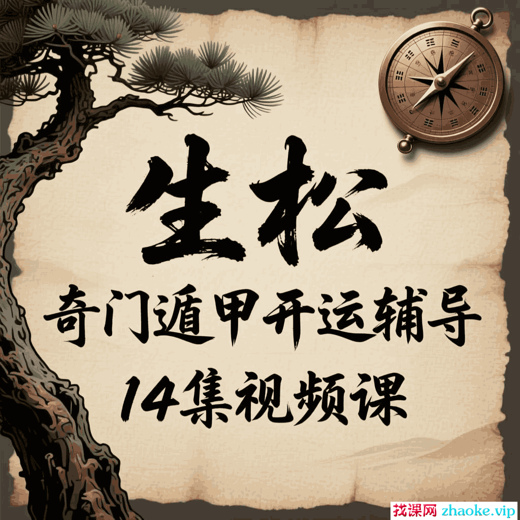 生松奇门遁甲开运辅导14集视频课