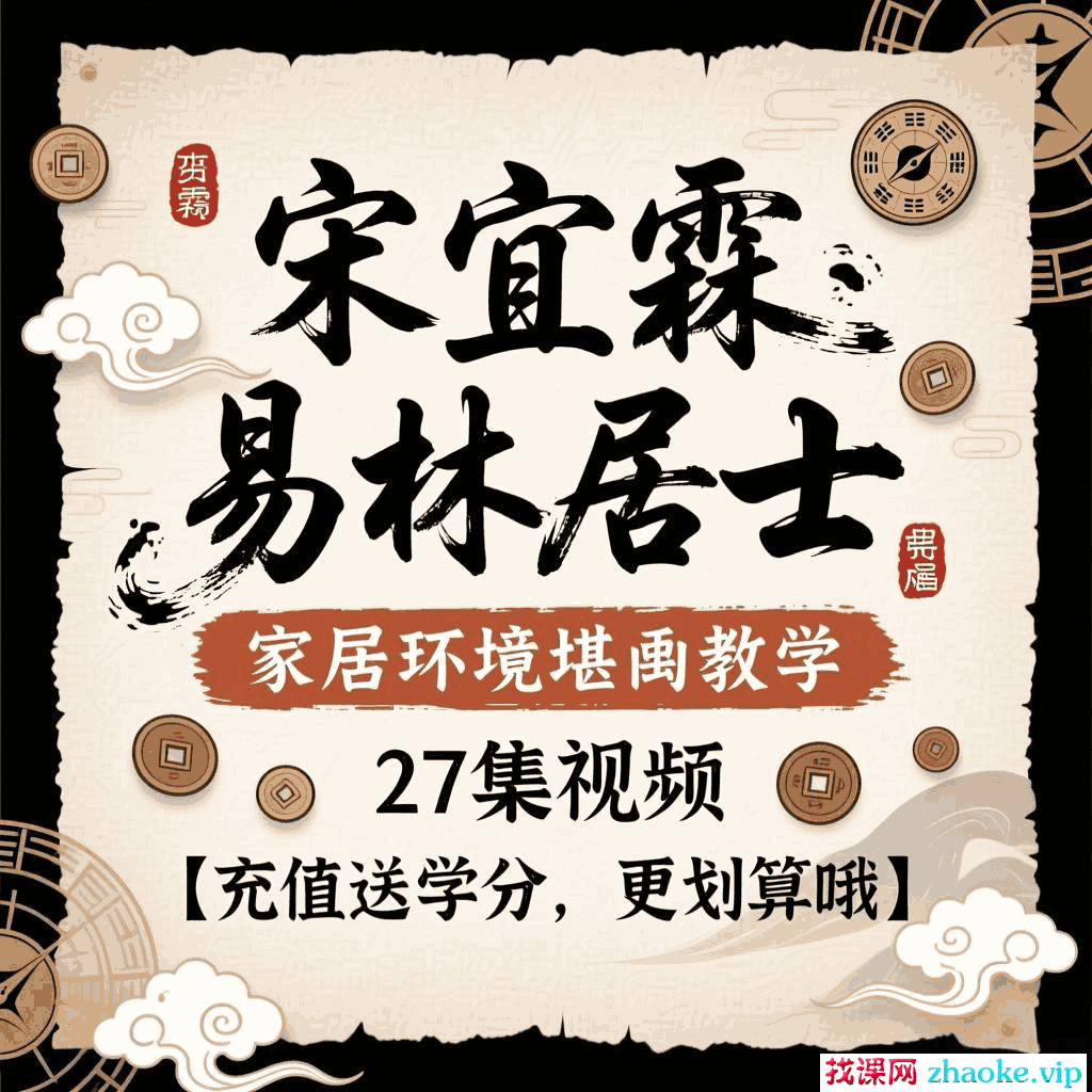 宋宜霖 易林居士家居环境堪舆教学27集视频课