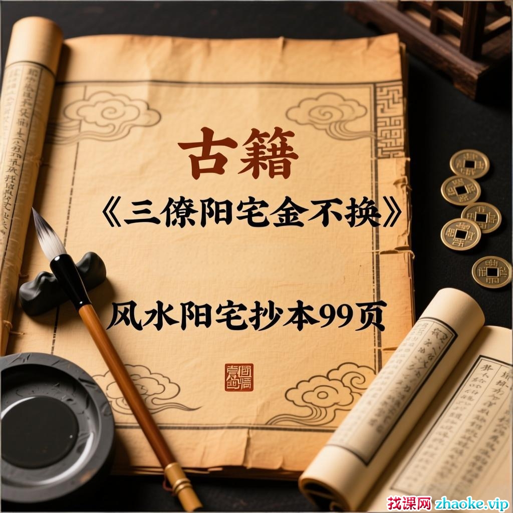古籍《三僚阳宅金不换》风水阳宅抄本99页