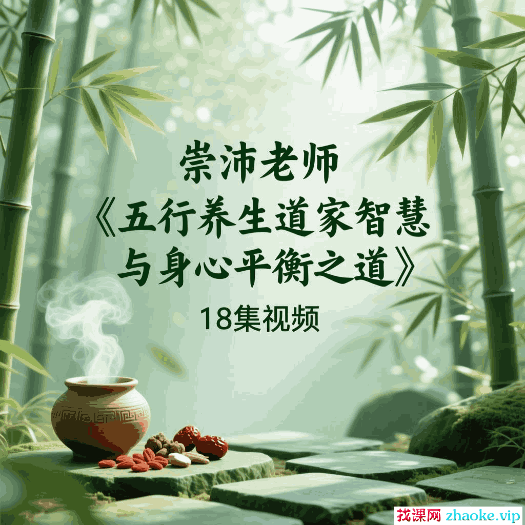 崇沛老师《五行养生道家智慧与身心平衡之道》18集视频