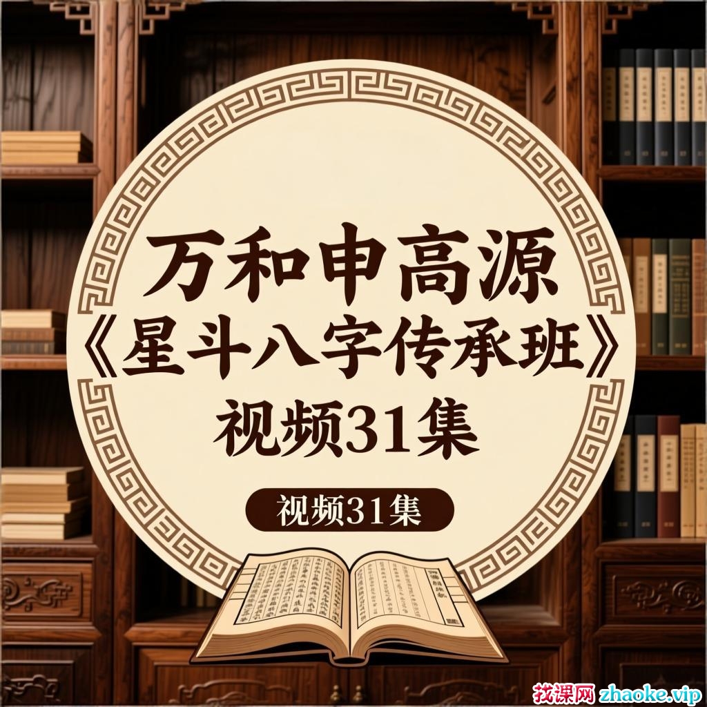 万和申高源《星斗八字传承班》视频31集