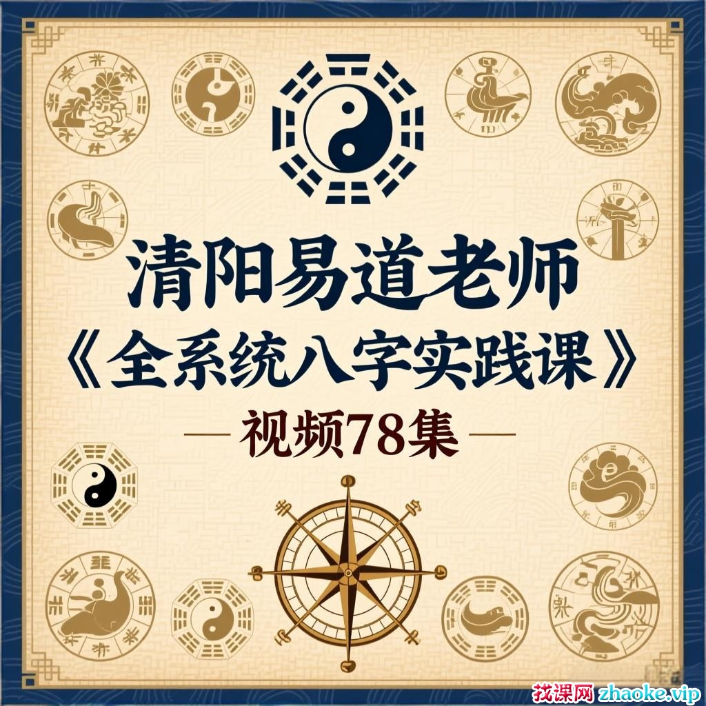 清阳易道老师《全系统八字实践课》视频78集
